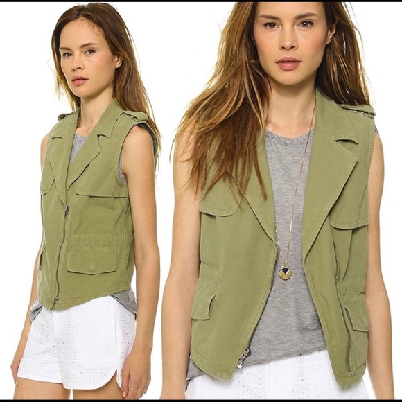 Madewell Safari Vest Olive Green XS - Picture 6 of 6